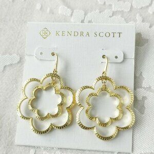 Kendra Scott Susie Gold Open Frame Earrings